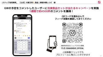 【1週間で約4500件コメントを獲得】自社の冷凍食品セットプレゼントキャンペーン｜インスタ自動抽選施策！大阪王将様