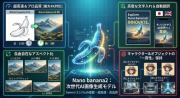 【完全解説】Google最新画像生成AI「Nano Banana 2」とは？使い方や利用制限・Pro版アクセス方法を解説